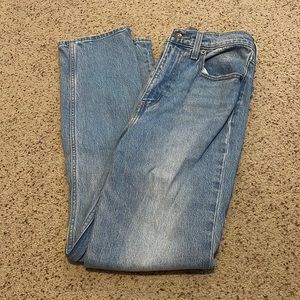 Levis 70s high slim straight jeans- 25W